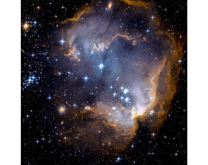 Hydrus Constellation Nebula, NASA Space Art | Art Print | Canvas Print | Fine Art Poster | Art Reproduction | Archival Giclee | Gift Wrapped
