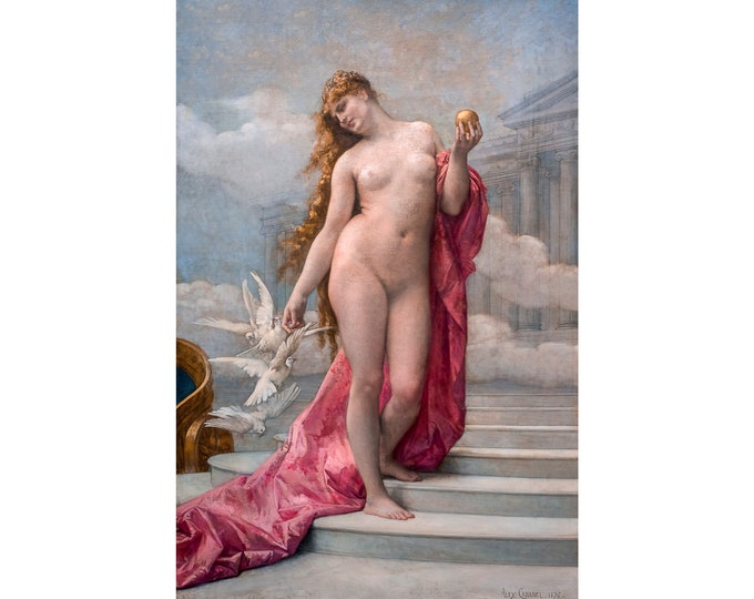 Alexandre Cabanel, Venus, 1875 | Art Print | Canvas Print | Fine Art Poster | Art Reproduction | Archival Giclee | Gift Wrapped