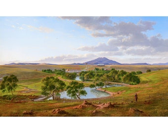 Eugene von Guerard, Yalla-y-Poora, 1864 | Art Print | Canvas Print | Fine Art Poster | Art Reproduction | Archival Giclee | Gift Wrapped