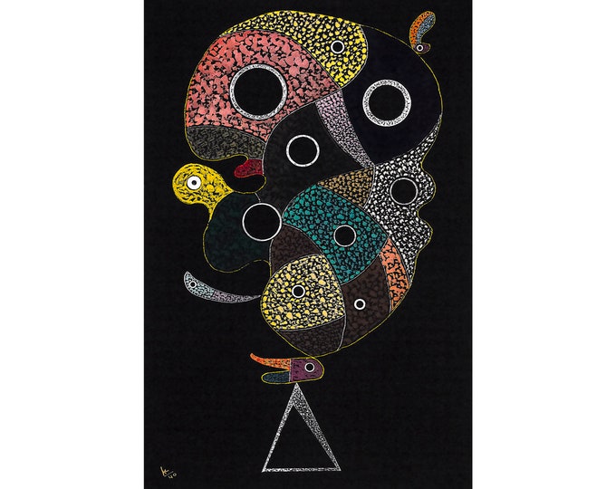 Wassily Kandinsky, Sans titre, 1940 | Art Print | Canvas Print | Fine Art Poster | Art Reproduction | Archival Giclee | Gift Wrapped