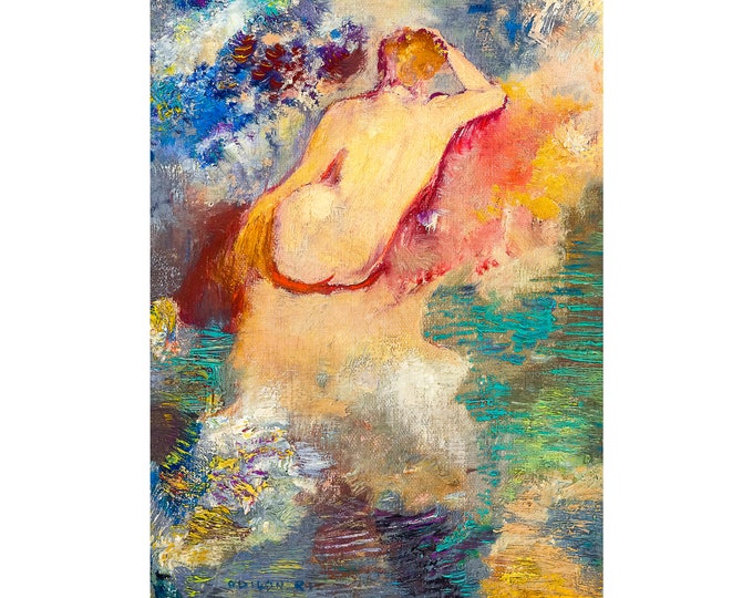 Odilon Redon, Naissance de Vénus, 1910 | Art Print | Canvas Print | Fine Art Poster | Art Reproduction | Archival Giclee | Gift Wrapped