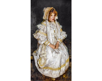 E. Phillips Fox, Adelaide, 1895 | Art Print | Canvas Print | Fine Art Poster | Art Reproduction | Archival Giclee | Gift Wrapped