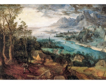 Pieter Bruegel the Elder, Parable of the Sower, 1552 | Art Print | Canvas Print | Fine Art Poster | Art Reproduction | Archival Giclee