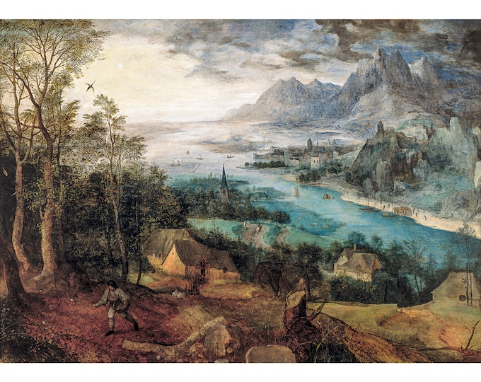 Pieter Bruegel the Elder, Parable of the Sower, 1552 | Art Print | Canvas Print | Fine Art Poster | Art Reproduction | Archival Giclee