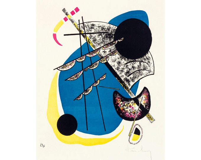 Wassily Kandinsky, Kleine Welten II (Roethel 165), 1922 | Art Print | Canvas Print | Fine Art Poster | Art Reproduction | Archival Giclee