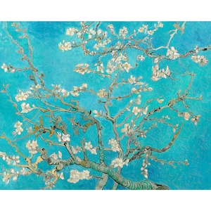 Van Gogh, Almond Blossoms, 1890 | Art Print | Canvas Print | Fine Art Poster | Art Reproduction | Archival Giclee | Gift Wrapped