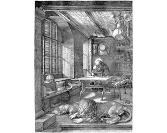 アルブレヒト・デューラーの名画「書斎の聖ヒエロニムス」（1514年