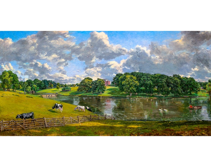 John Constable, Wivenhoe Park, 1816 | Art Print | Canvas Print | Fine Art Poster | Art Reproduction | Archival Giclee | Gift Wrapped