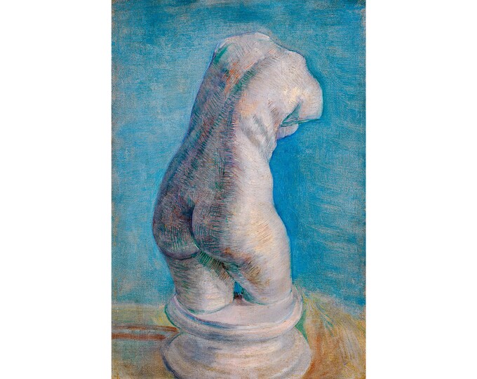 Van Gogh, Plaster Cast of a Woman's Torso, 1887 | Art Print | Canvas Print | Fine Art Poster | Art Reproduction | Archival Giclee | Gift