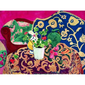 Henri Matisse, Nature morte de Seville, 1910 Dead Nature | Art Print | Canvas Print | Fine Art Poster | Art Reproduction | Archival Giclee