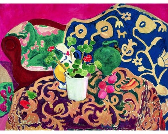 Henri Matisse, Nature morte de Seville, 1910 Dead Nature | Art Print | Canvas Print | Fine Art Poster | Art Reproduction | Archival Giclee