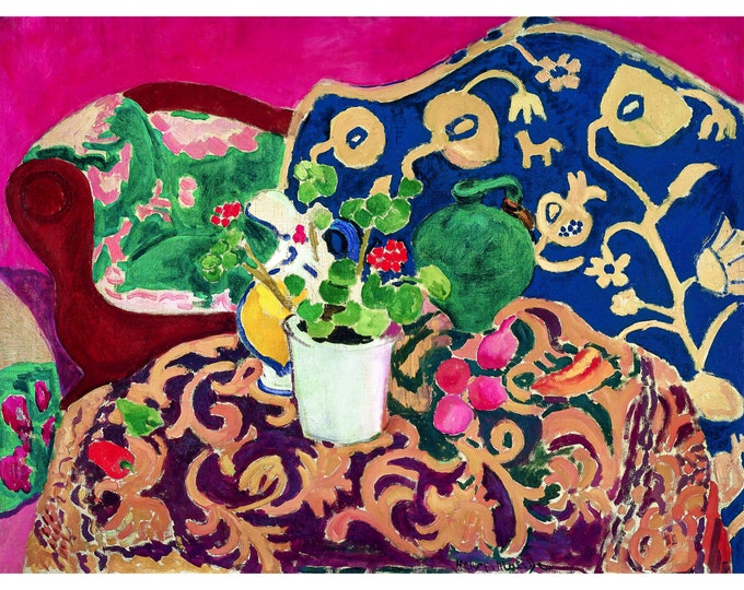 Henri Matisse, Nature morte de Seville, 1910 Dead Nature | Art Print | Canvas Print | Fine Art Poster | Art Reproduction | Archival Giclee