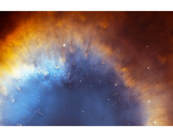 Helix Nebula's Gas Ring, NASA Space Art | Art Print | Canvas Print | Fine Art Poster | Art Reproduction | Archival Giclee | Gift Wrapped