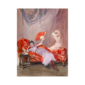 James Whistler, Milly Finch, 1884 | Art Print | Canvas Print | Fine Art Poster | Art Reproduction | Archival Giclee | Gift Wrapped