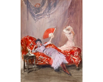 James Whistler, Milly Finch, 1884 | Art Print | Canvas Print | Fine Art Poster | Art Reproduction | Archival Giclee | Gift Wrapped