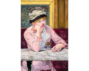 Edouard Manet, The Plum, 1877 | Art Print | Canvas Print | Fine Art Poster | Art Reproduction | Archival Giclee | Gift Wrapped