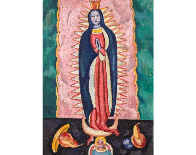 Marsden Hartley, The Virgin of Guadalupe, 1919 | Art Print | Canvas Print | Fine Art Poster | Art Reproduction | Archival Giclee | Gift Wrap