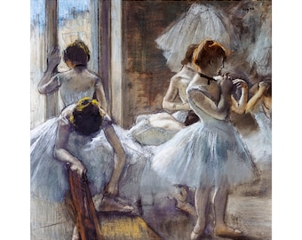 Edgar Degas, Dancers, 1885 | Art Print | Canvas Print | Fine Art Poster | Art Reproduction | Archival Giclee | Gift Wrapped