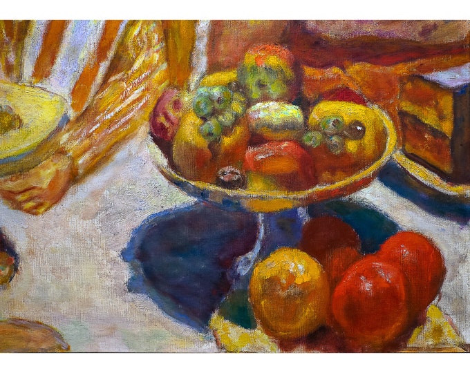 Pierre Bonnard, I Conti Della Giornata, The Accounts of the Day, Fruit Still Life, 1924 | Art Print | Canvas Print | Fine Art | Reproduction