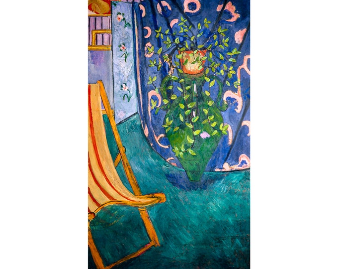 Henri Matisse, Corner of the Artist's Studio, 1912 | Art Print | Canvas Print | Fine Art Poster | Art Reproduction | Archival Giclee | Gift