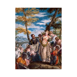 Paolo Veronese, The Finding of Moses, 1575 | Art Print | Canvas Print | Fine Art Poster | Art Reproduction | Archival Giclee | Gift Wrapped