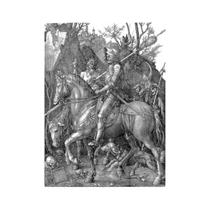 Albrecht Dürer, Knight, Death and the Devil, 1513 | Art Print | Canvas Print | Fine Art Poster | Art Reproduction | Archival Giclee | Gift