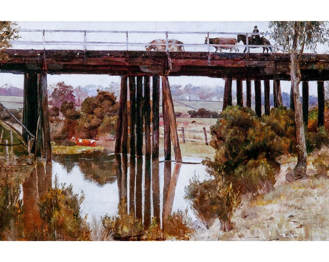 Tom Roberts, Winter Morning After Rain, Gardiner's Creek, 1885 | Art Print | Canvas Print | Fine Art Poster | Art Reproduction | Archival