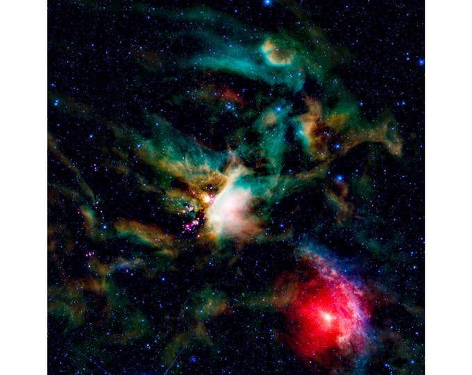 Rho Ophiuchi Cloud Complex, NASA Space Art | Art Print | Canvas Print | Fine Art Poster | Art Reproduction | Archival Giclee | Gift Wrapped
