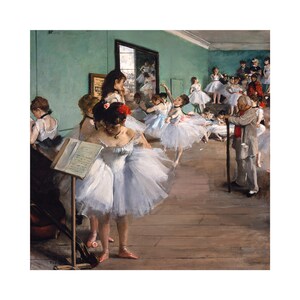 Edgar Degas, The Dance Class, 1874 | Art Print | Canvas Print | Fine Art Poster | Art Reproduction | Archival Giclee | Gift Wrapped