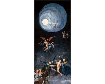 Hieronymus Bosch, Ascent of the Blessed, 1490 | Art Print | Canvas Print | Fine Art Poster | Art Reproduction | Archival Giclee | Gift Wrap