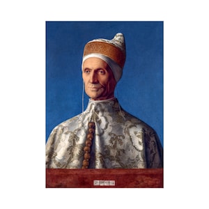 Giovanni Bellini, Portrait of Doge Leonardo Loredan, 1501 | Art Print | Canvas Print | Fine Art Poster | Art Reproduction | Archival Giclee