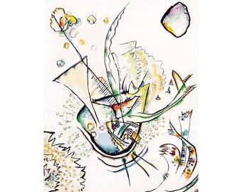 Wassily Kandinsky, Ohne titel, 1918 | Art Print | Canvas Print | Fine Art Poster | Art Reproduction | Archival Giclee | Gift Wrapped