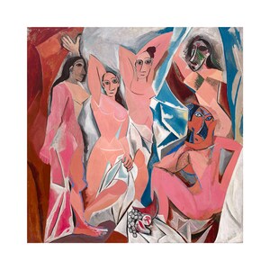 Pablo Picasso, Demoiselles, The Ladies of Avignon, 1907 | Art Print | Canvas Print | Fine Art Poster | Art Reproduction | Archival Giclee