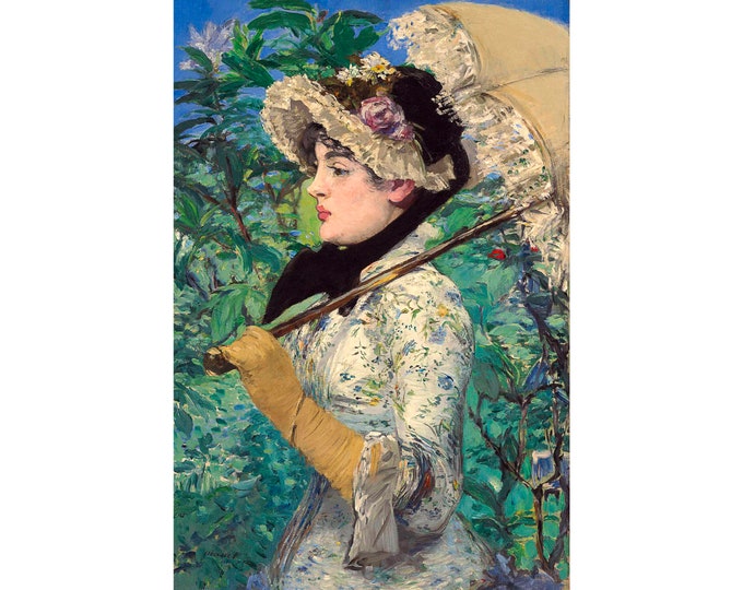 Edouard Manet, Le Printemps, 1881 | Art Print | Canvas Print | Fine Art Poster | Art Reproduction | Archival Giclee | Gift Wrapped