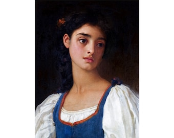 Frederic Leighton, Nicandra, 1878 | Art Print | Canvas Print | Fine Art Poster | Art Reproduction | Archival Giclee | Gift Wrapped