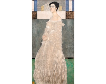 Gustav Klimt, Portrait of Margaret Stonborough-Wittgenstein, 1905 | Art Print | Canvas Print | Fine Art Poster | Art Reproduction | Giclee