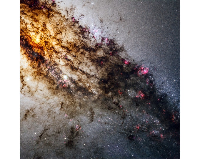 Centaurus A Galaxy, NASA Space Art | Art Print | Canvas Print | Fine Art Poster | Art Reproduction | Archival Giclee | Gift Wrapped