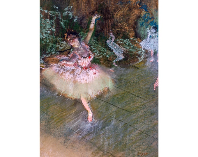 Edgar Degas, The Star, 1876 | Art Print | Canvas Print | Fine Art Poster | Art Reproduction | Archival Giclee | Gift Wrapped