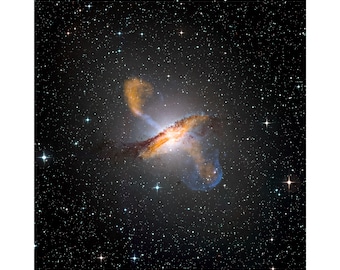 Centaurus A Galaxy, NASA Space Art | Art Print | Canvas Print | Fine Art Poster | Art Reproduction | Archival Giclee | Gift Wrapped