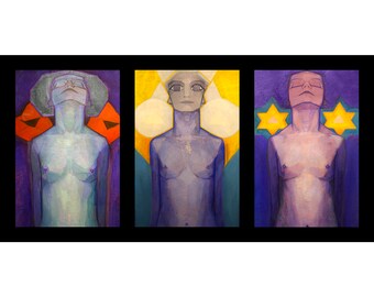 Piet Mondrian, Evolution Set, 1911 | Art Print | Canvas Print | Fine Art Poster | Art Reproduction | Archival Giclee | Gift Wrapped