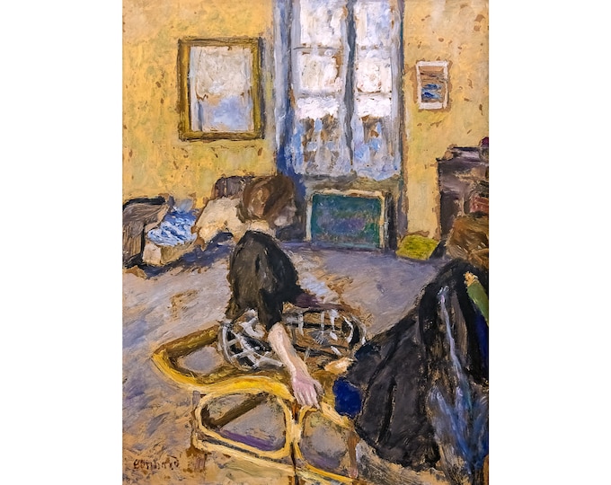 Pierre Bonnard, Interior, Interieur, 1905 | Art Print | Canvas Print | Fine Art Poster | Art Reproduction | Giclee Canvas | Gift Wrapped