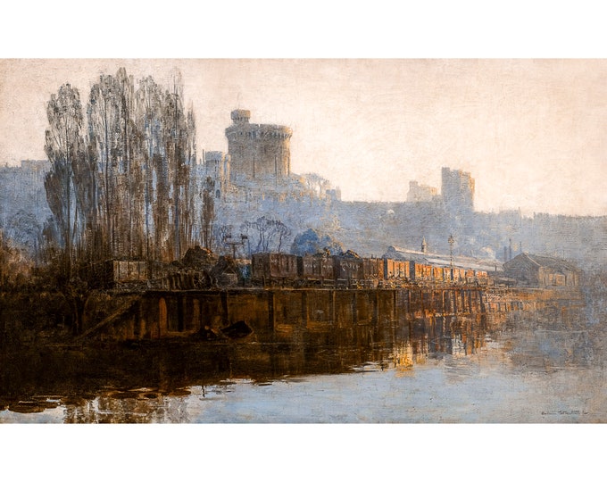 Arthur Streeton, Windsor, 1904 | Art Print | Canvas Print | Fine Art Poster | Art Reproduction | Archival Giclee | Gift Wrapped