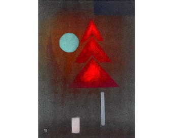 Wassily Kandinsky, Fast versunken, 1930 | Art Print | Canvas Print | Fine Art Poster | Art Reproduction | Archival Giclee | Gift Wrapped