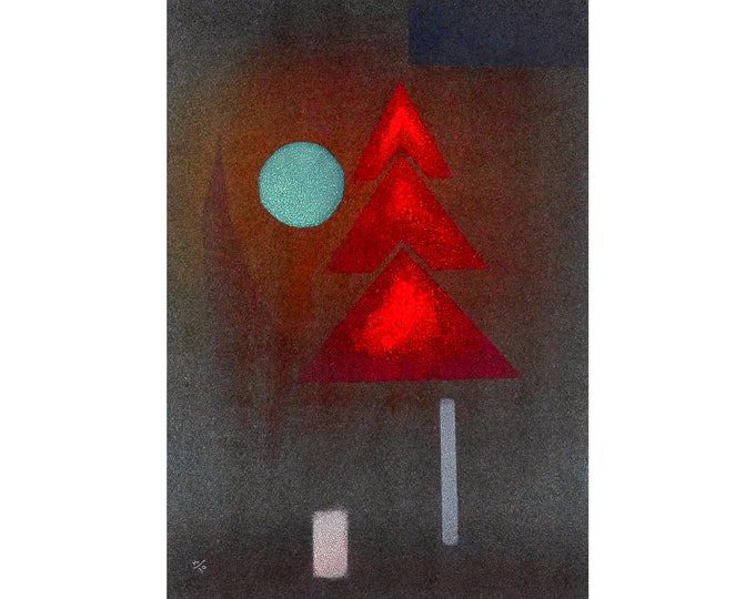 Wassily Kandinsky, Fast versunken, 1930 | Art Print | Canvas Print | Fine Art Poster | Art Reproduction | Archival Giclee | Gift Wrapped