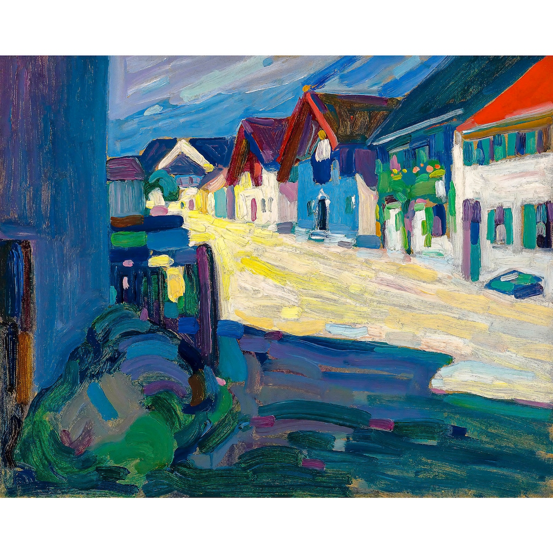 Buy Wassily Kandinsky, Murnau – Strasse, 1908 Art Print Canvas