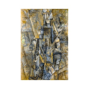 Pablo Picasso, Man with a Clarinette, 1912 | Art Print | Canvas Print | Fine Art Poster | Art Reproduction | Archival Giclee | Gift Wrapped