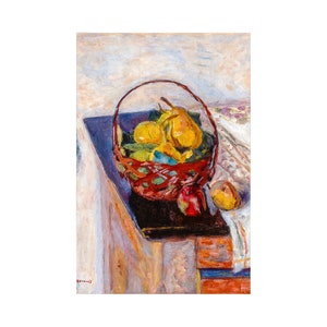 Pierre Bonnard, The Basket of Fruit, 1922 | Art Print | Canvas Print | Fine Art Poster | Art Reproduction | Archival Giclee | Gift Wrapped