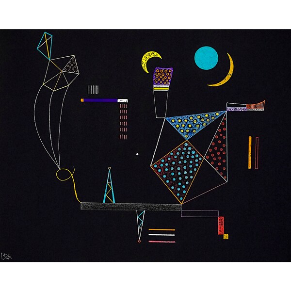 Wassily Kandinsky, Der kleine Punkt, 1939 | Art Print | Canvas Print | Fine Art Poster | Art Reproduction | Archival Giclee | Gift Wrapped