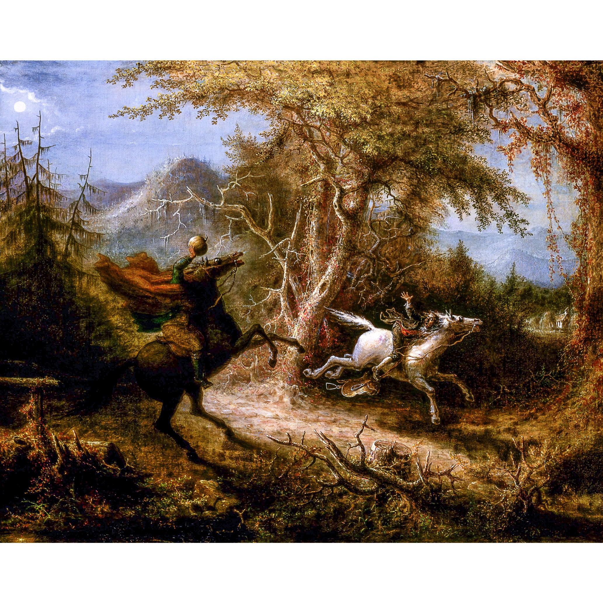 Free: Roblox The Legend of Sleepy Hollow The Headless Horseman Pursuing  Ichabod Crane, headless horseman transparent background PNG clipart 