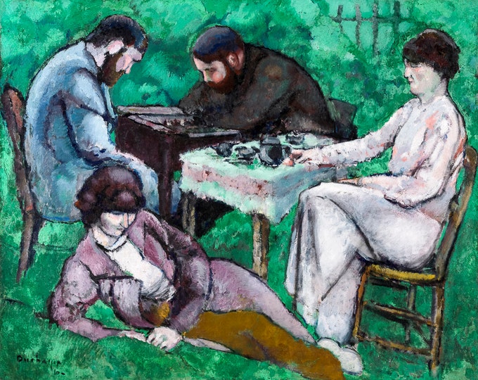 Marcel Duchamp, The Chess Game, 1910 | Art Print | Canvas Print | Fine Art Poster | Art Reproduction | Archival Giclee | Gift Wrapped